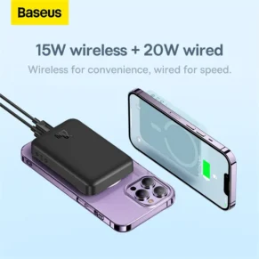 Baseus Magnetic Mini Wireless Fast Charge Power Bank 20W 10000mAh